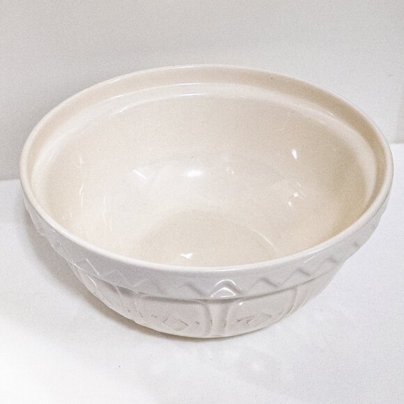 MASON CASH Cream Cane Mixing Bowl 24cm Wide Classic Kitchen Earthenware British - Picture 4 of 4